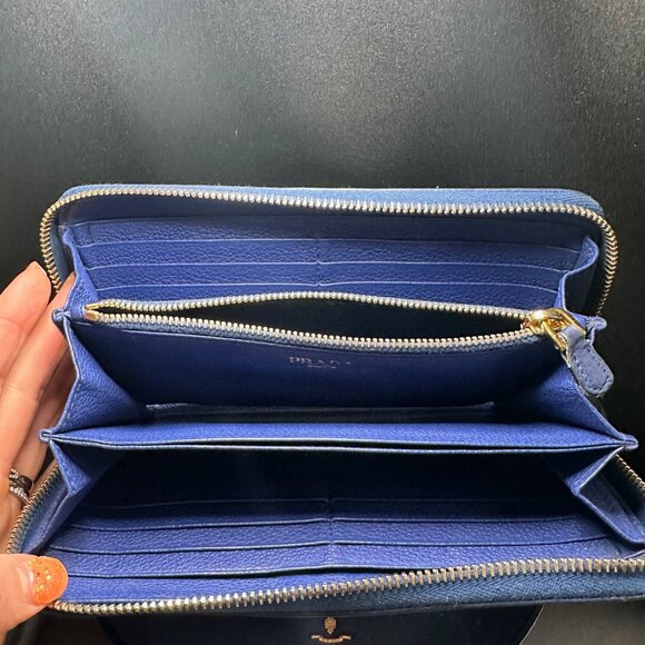 Prada Saffiano Leather Continental Wallet - EUC - Picture 9 of 11